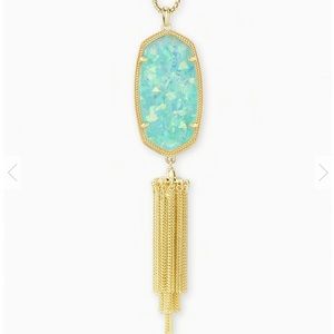 Kendra Scott Rayne Long Pendant Necklace - Mint